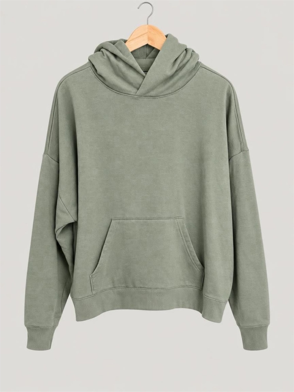 Athletic Works Women's Olive Green Crewneck Hoodie - XXL